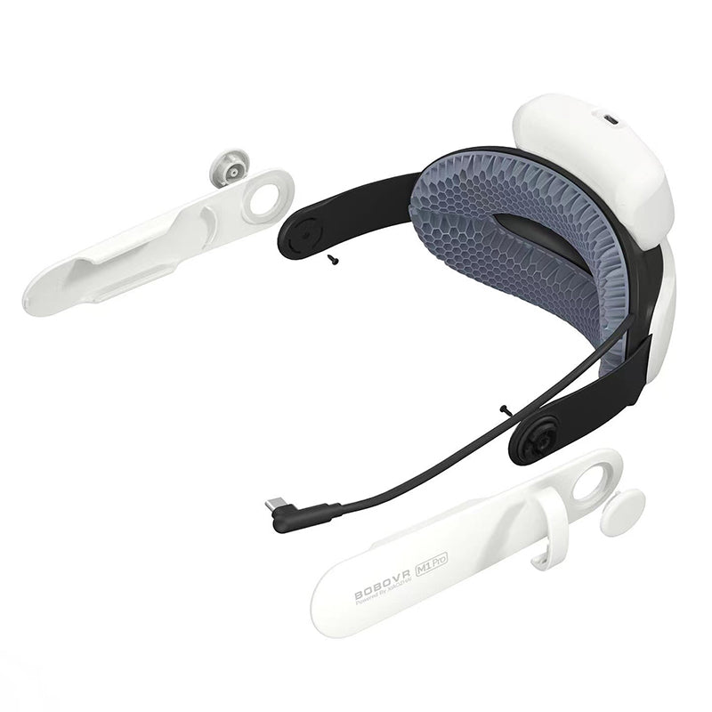 BOBOVR for M2 Pro Convert to M1 Pro Retrofit Kit Strap Silicone Pad Gasket Conversion Accessories Set BOBOVR for M2 Pro Convert to M1 Pro Retrofit Kit Strap Silicone Pad Gasket Conversion Accessories Set
